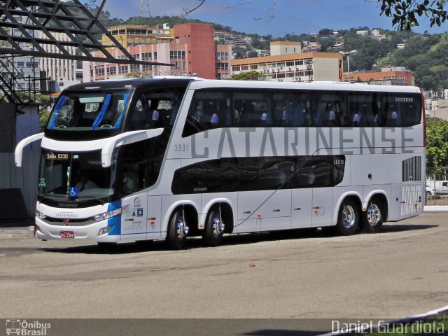 Auto Viação Catarinense 3531 na cidade de Florianópolis, Santa Catarina, Brasil, por Daniel Guardiola. Número da foto: #2967330.