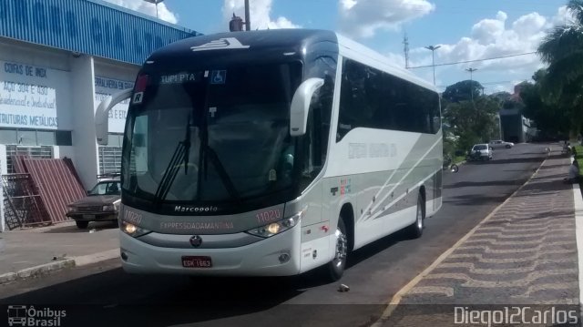 Expresso Adamantina 11020 na cidade de Lucélia, São Paulo, Brasil, por Diego Carlos Oliveira. Número da foto: #2965738.