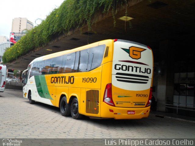 Empresa Gontijo de Transportes 19090 na cidade de Belo Horizonte, Minas Gerais, Brasil, por Luis Philippe Cardoso Coelho. Número da foto: #2965841.