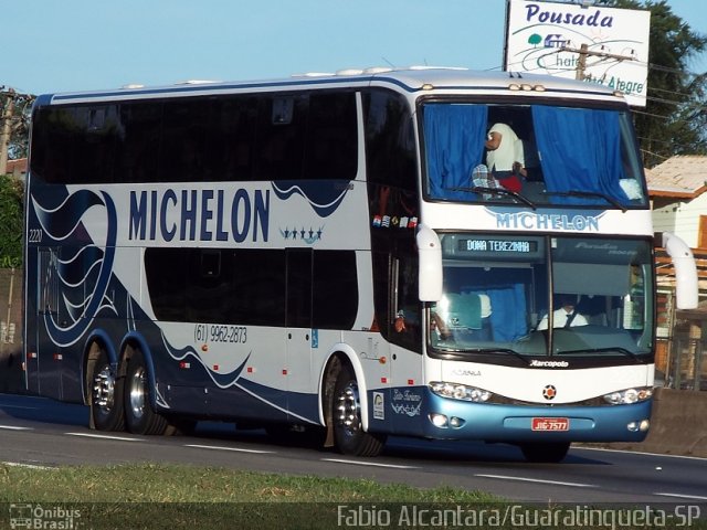 Michelon Turismo 2220 na cidade de Guaratinguetá, São Paulo, Brasil, por Fabio Alcantara. Número da foto: #2967346.