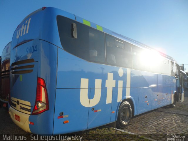 UTIL - União Transporte Interestadual de Luxo 9404 na cidade de São Vicente, São Paulo, Brasil, por Matheus  Scheguschewsky. ID da foto: 2966834.