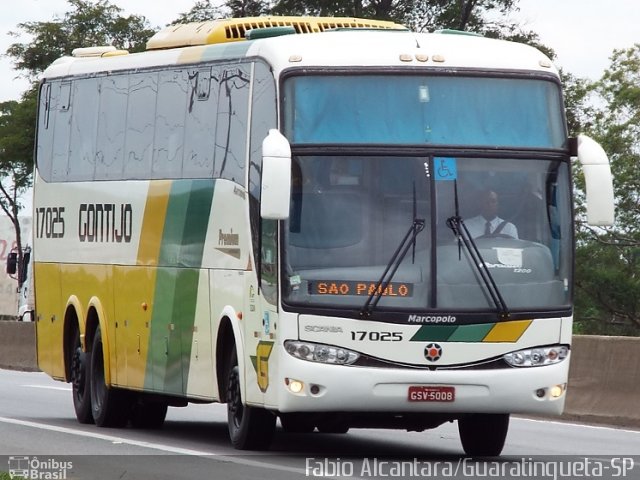 Empresa Gontijo de Transportes 17025 na cidade de Lorena, São Paulo, Brasil, por Fabio Alcantara. ID da foto: 2969752.