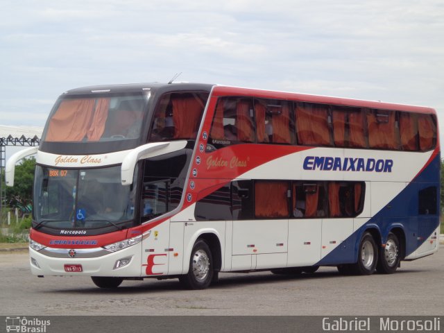Expresso Embaixador 505 na cidade de Pelotas, Rio Grande do Sul, Brasil, por Gabriel  Morosoli. Número da foto: #2969105.