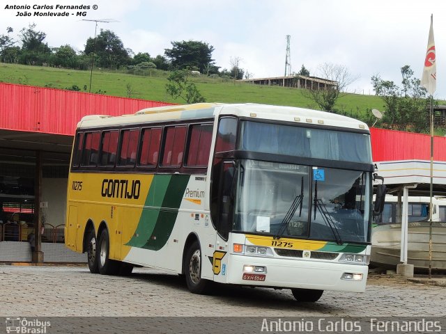 Empresa Gontijo de Transportes 11275 na cidade de João Monlevade, Minas Gerais, Brasil, por Antonio Carlos Fernandes. ID da foto: 2968262.