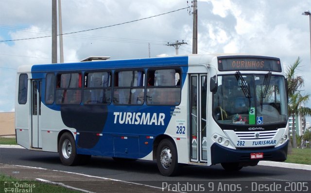 Turismar Transporte e Turismo 282 na cidade de Marília, São Paulo, Brasil, por Cristiano Soares da Silva. ID da foto: 2969592.