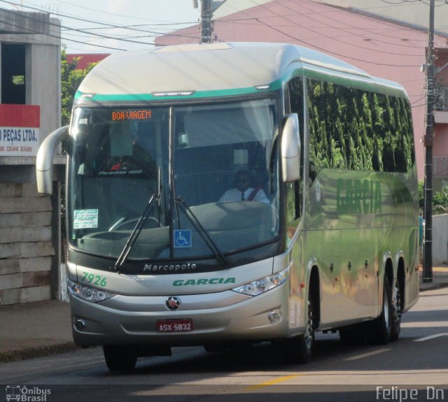 Viação Garcia 7926 na cidade de Cascavel, Paraná, Brasil, por Felipe  Dn. Número da foto: #2969397.