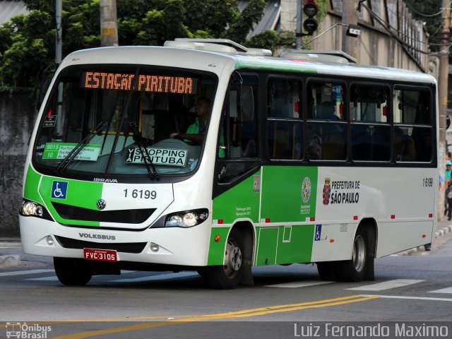 Transcooper > Norte Buss 1 6199 na cidade de São Paulo, São Paulo, Brasil, por Luiz Fernando Maximo. ID da foto: 2340678.