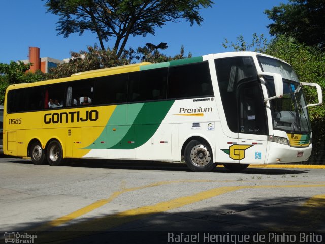 Empresa Gontijo de Transportes 11585 na cidade de São Paulo, São Paulo, Brasil, por Rafael Henrique de Pinho Brito. ID da foto: 2341685.