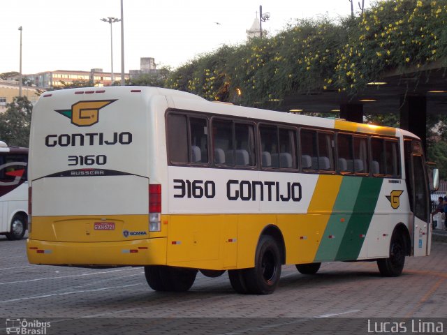 Empresa Gontijo de Transportes 3160 na cidade de Belo Horizonte, Minas Gerais, Brasil, por Lucas Lima. ID da foto: 2340233.