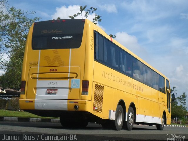 Viação Itapemirim 45261 na cidade de Camaçari, Bahia, Brasil, por Júnior  Rios. ID da foto: 2341036.