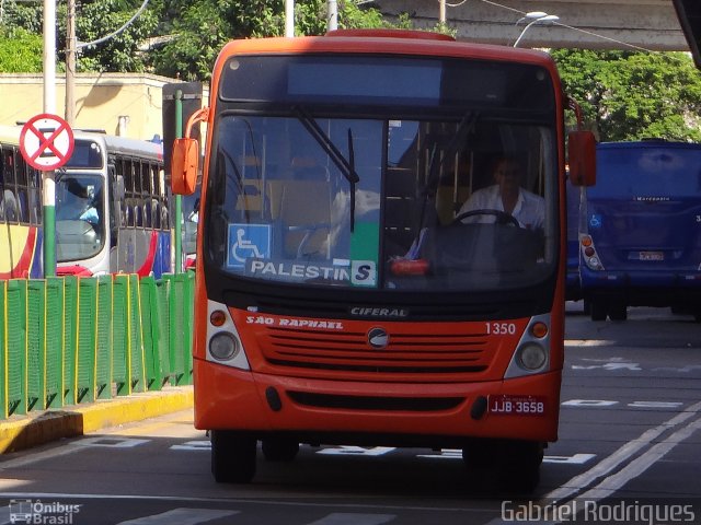 Viação São Raphael 1350 na cidade de São José do Rio Preto, São Paulo, Brasil, por Gabriel Rodrigues. Número da foto: #2341358.