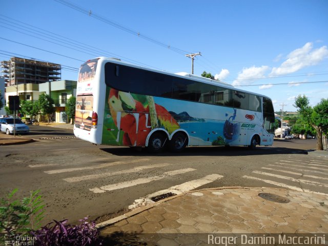 Eucatur - Empresa União Cascavel de Transportes e Turismo 4113 na cidade de Realeza, Paraná, Brasil, por Roger Damim Maccarini. Número da foto: #2340633.