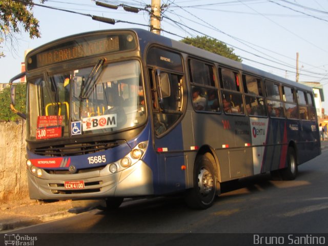 Viação Miracatiba 15.685 na cidade de Embu das Artes, São Paulo, Brasil, por Bruno Santino. ID da foto: 2340524.