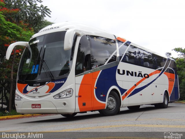 Expresso União 10248 na cidade de São Paulo, São Paulo, Brasil, por Douglas Alvim. ID da foto: 2341623.