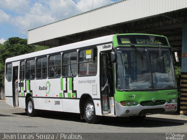 Sigma Transportes Coletivos 10008 na cidade de Piracicaba, São Paulo, Brasil, por Jean Lucas. Número da foto: #2340787.