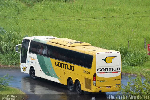 Empresa Gontijo de Transportes 11550 na cidade de Foz do Iguaçu, Paraná, Brasil, por Ricardo Silva Monteiro. ID da foto: 2358741.