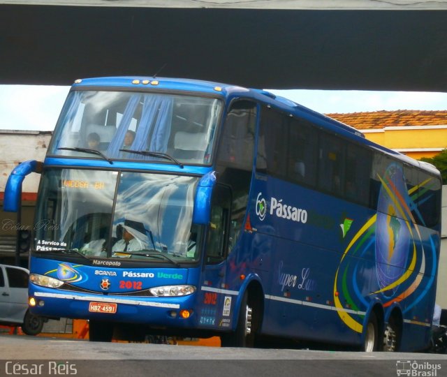 Pássaro Verde 2012 na cidade de Belo Horizonte, Minas Gerais, Brasil, por César Ônibus. Número da foto: #2358271.