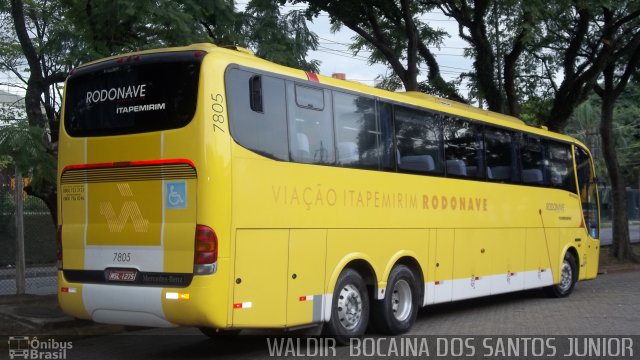 Viação Itapemirim 7805 na cidade de São Paulo, São Paulo, Brasil, por Waldir Bocaina dos Santos Junior. ID da foto: 2357746.