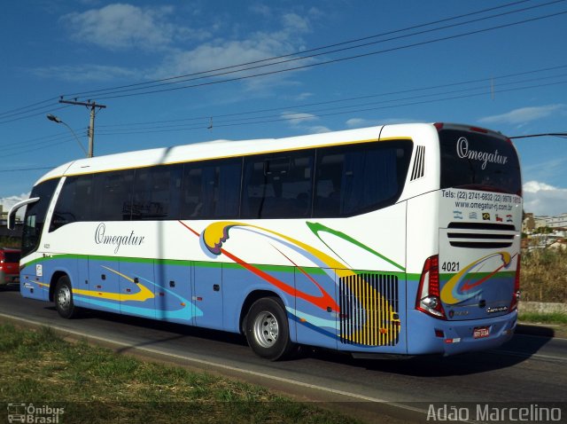 Omegatur 4021 na cidade de Belo Horizonte, Minas Gerais, Brasil, por Adão Raimundo Marcelino. ID da foto: 2358867.