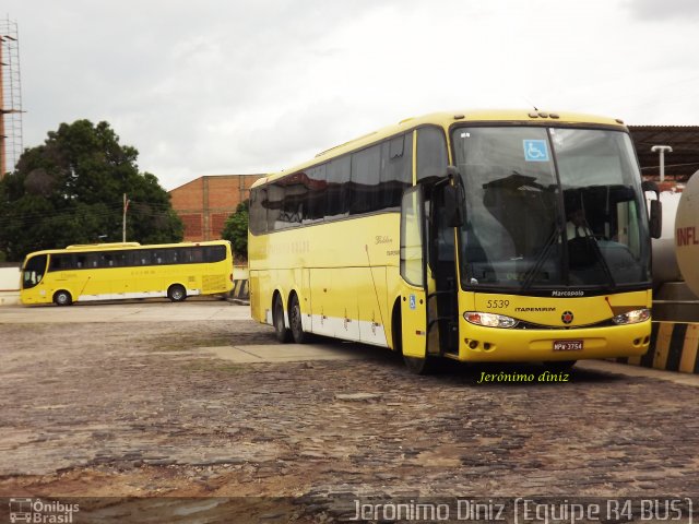 Viação Itapemirim 5539 na cidade de Teresina, Piauí, Brasil, por Jerônimo Diniz. ID da foto: 2358747.