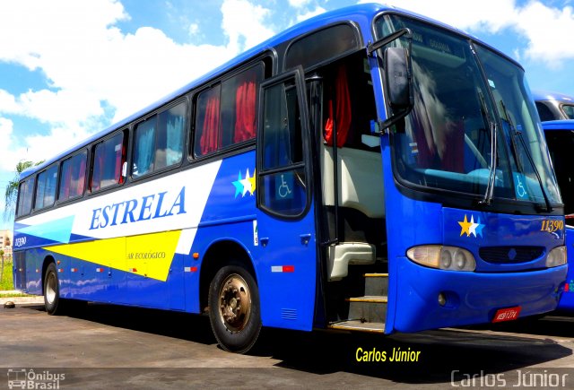 Viação Estrela 11390 na cidade de Caldas Novas, Goiás, Brasil, por Carlos Júnior. Número da foto: #2359968.