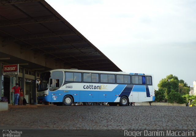 Cattani Sul Transportes e Turismo 31563 na cidade de Realeza, Paraná, Brasil, por Roger Damim Maccarini. ID da foto: 2360571.