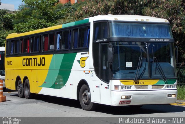 Empresa Gontijo de Transportes 11030 na cidade de São Paulo, São Paulo, Brasil, por Cristiano Soares da Silva. ID da foto: 2359702.