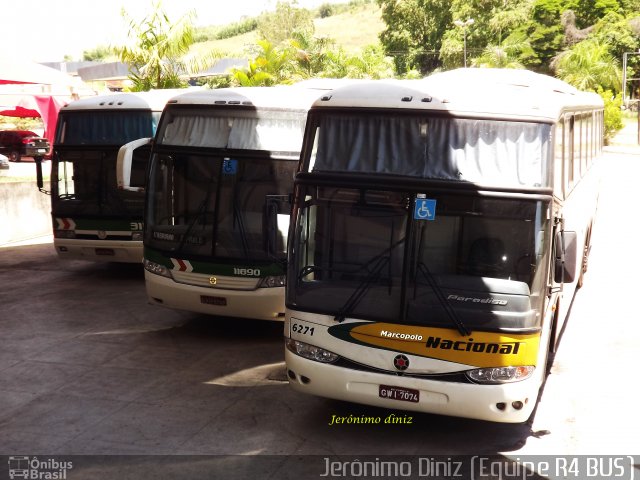 Viação Nacional 6271 na cidade de Paraíba do Sul, Rio de Janeiro, Brasil, por Jerônimo Diniz. ID da foto: 2360543.