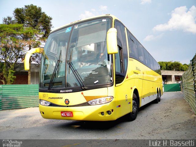 Viação Itapemirim 5011 na cidade de Curitiba, Paraná, Brasil, por Luiz H. Bassetti. Número da foto: #2362193.