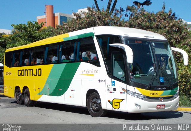 Empresa Gontijo de Transportes 18615 na cidade de São Paulo, São Paulo, Brasil, por Cristiano Soares da Silva. ID da foto: 2361737.