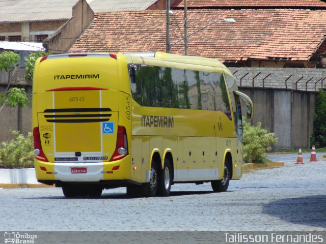 Viação Itapemirim 60545 na cidade de Juiz de Fora, Minas Gerais, Brasil, por Tailisson Fernandes. ID da foto: 2361326.