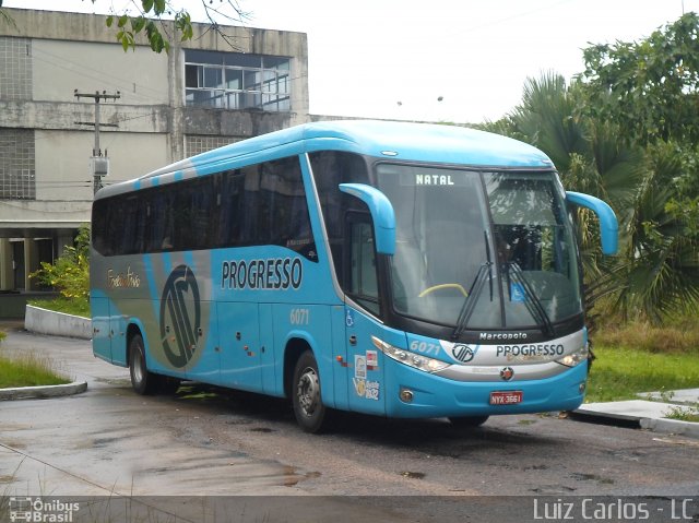 Auto Viação Progresso 6071 na cidade de Recife, Pernambuco, Brasil, por Luiz Carlos de Santana. ID da foto: 2362374.