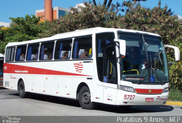 Empresa de Ônibus Pássaro Marron 5727 na cidade de São Paulo, São Paulo, Brasil, por Cristiano Soares da Silva. Número da foto: #2361738.