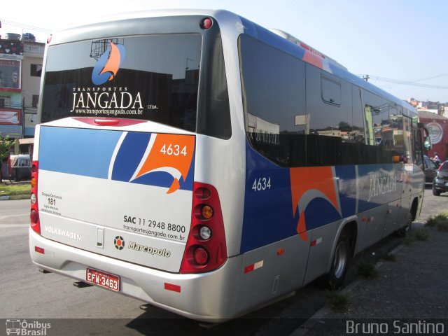 Transportes Jangada 4635 na cidade de Taboão da Serra, São Paulo, Brasil, por Bruno Santino. Número da foto: #2361654.