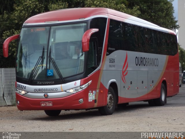 Viação Ouro Branco 16324 na cidade de Curitiba, Paraná, Brasil, por Alexandre Rodrigo. Número da foto: #2364643.