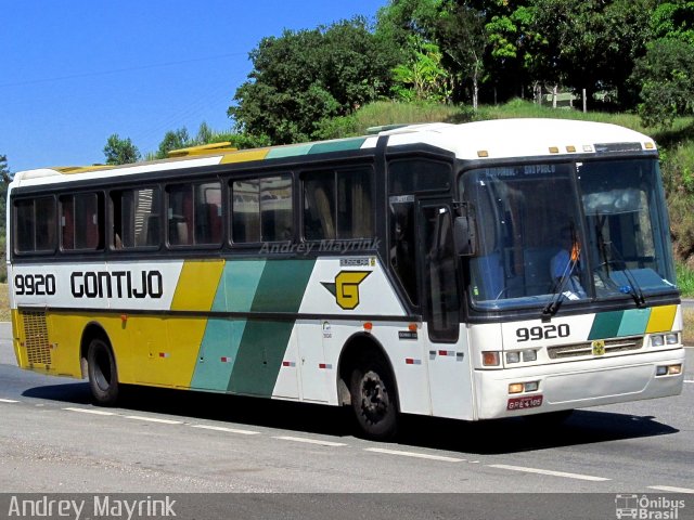 Empresa Gontijo de Transportes 9920 na cidade de Ribeirão Vermelho, Minas Gerais, Brasil, por Andrey Gustavo. ID da foto: 2364596.