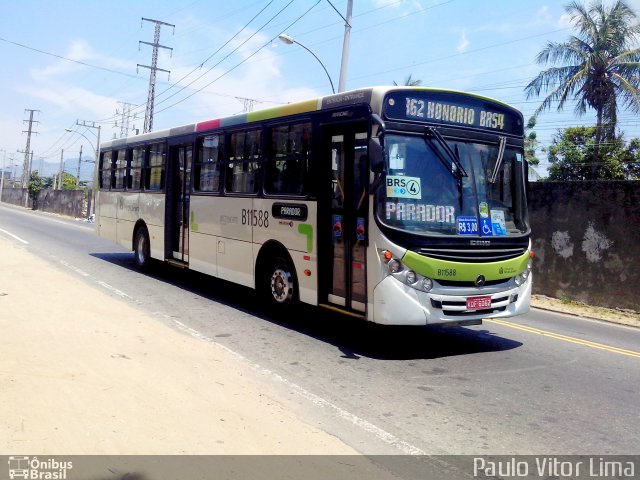 Viação Vila Real B11588 na cidade de Rio de Janeiro, Rio de Janeiro, Brasil, por Paulo Vitor Lima. Número da foto: #2364064.