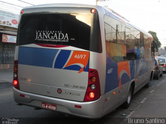 Transportes Jangada 4697 na cidade de Embu das Artes, São Paulo, Brasil, por Bruno Santino. ID da foto: 2363480.