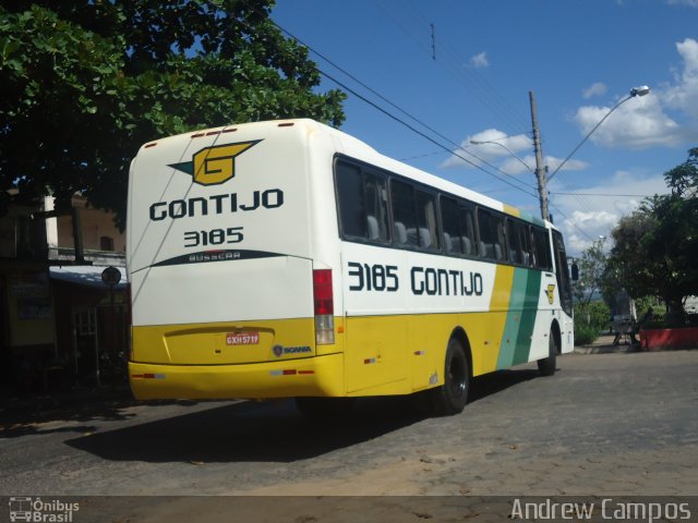 Empresa Gontijo de Transportes 3185 na cidade de Pirapora, Minas Gerais, Brasil, por Andrew Campos. ID da foto: 2363834.