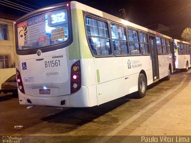 Viação Vila Real B11561 na cidade de Rio de Janeiro, Rio de Janeiro, Brasil, por Paulo Vitor Lima. Número da foto: #2363111.