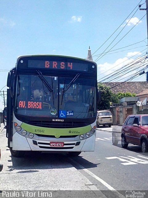 Viação Madureira Candelária B75642 na cidade de Rio de Janeiro, Rio de Janeiro, Brasil, por Paulo Vitor Lima. Número da foto: #2364043.