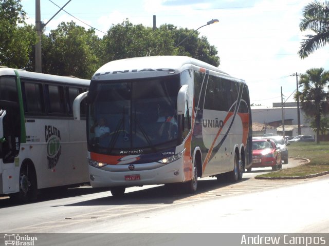 Expresso União 10233 na cidade de Pirapora, Minas Gerais, Brasil, por Andrew Campos. Número da foto: #2364246.