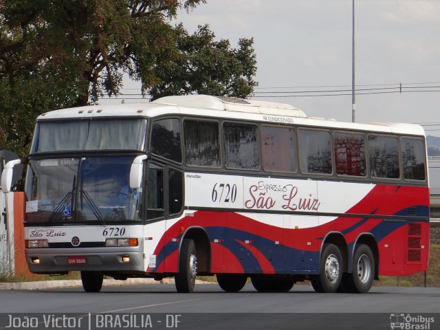Expresso São Luiz 6720 na cidade de Brasília, Distrito Federal, Brasil, por João Victor. Número da foto: #2363971.
