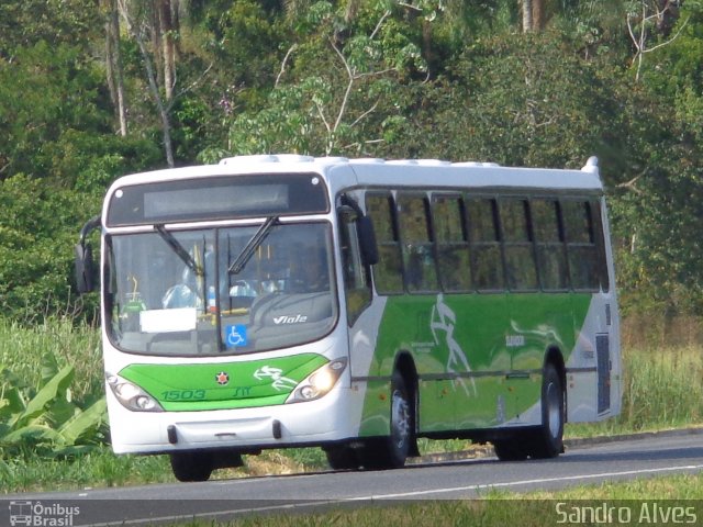 Cidade Verde Transporte Rodoviário Vitória da Conquista 1503 na cidade de Juquiá, São Paulo, Brasil, por Sandro Alves. ID da foto: 2364206.