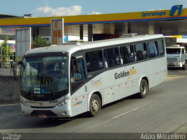 Golden Bus 4024 na cidade de Belo Horizonte, Minas Gerais, Brasil, por Adão Raimundo Marcelino. ID da foto: 2366001.