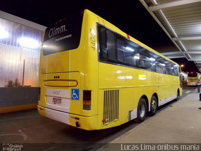 Viação Itapemirim 44067 na cidade de Belo Horizonte, Minas Gerais, Brasil, por Lucas Lima. ID da foto: 2364910.