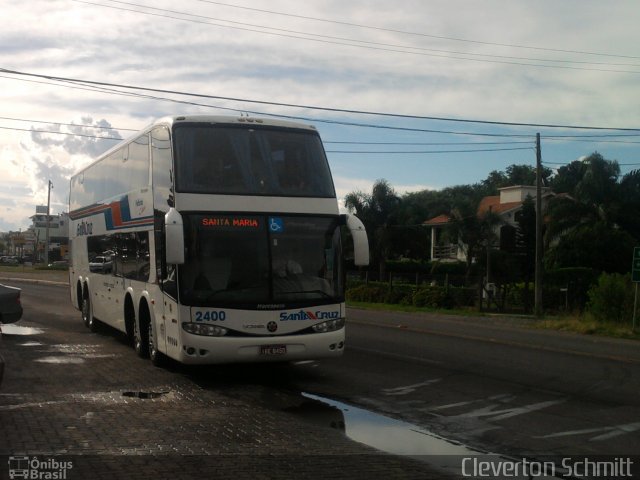 VUSC - Viação União Santa Cruz 2400 na cidade de Santa Maria, Rio Grande do Sul, Brasil, por Cleverton Schmitt. Número da foto: #2364811.