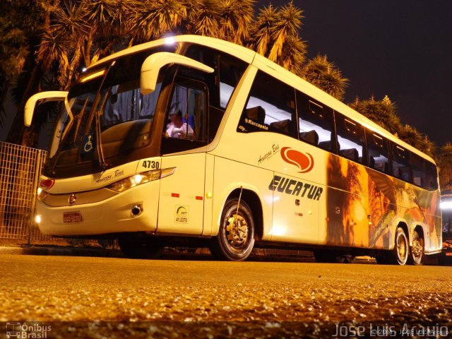 Eucatur - Empresa União Cascavel de Transportes e Turismo 4730 na cidade de Curitiba, Paraná, Brasil, por Jose Luis Araujo. ID da foto: 2364776.