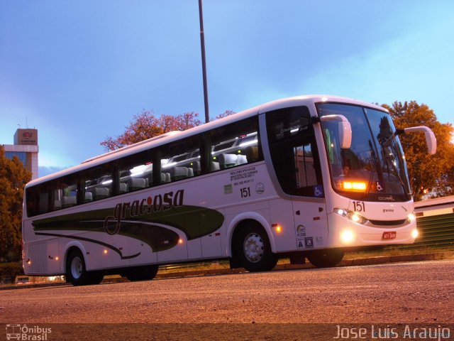 Viação Graciosa 151 na cidade de Curitiba, Paraná, Brasil, por Jose Luis Araujo. Número da foto: #2364758.