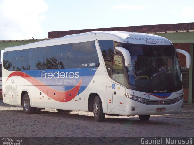 Expresso Frederes > Frederes Turismo 174 na cidade de Camaquã, Rio Grande do Sul, Brasil, por Gabriel  Morosoli. Número da foto: #2366095.